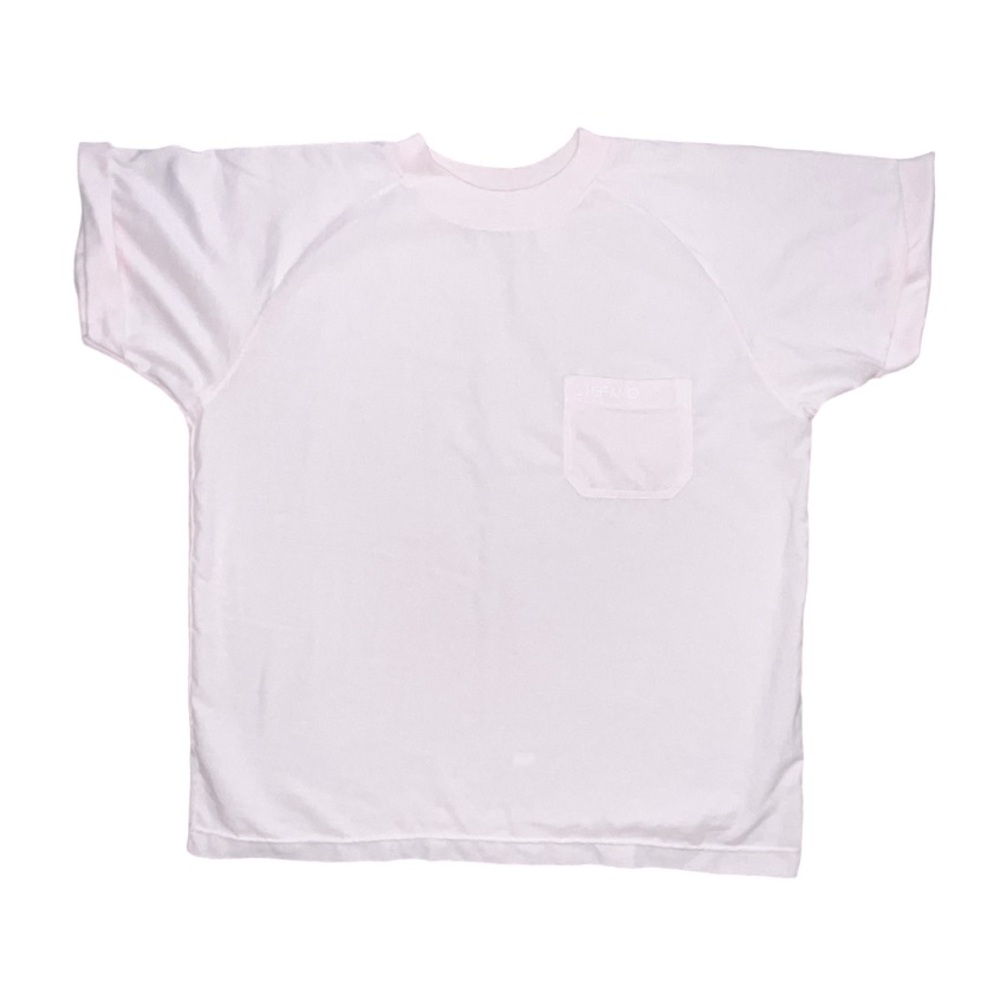 Vintage 80s Stefano Clothing Company Boxy T-shirt Light Pink Front Pocket